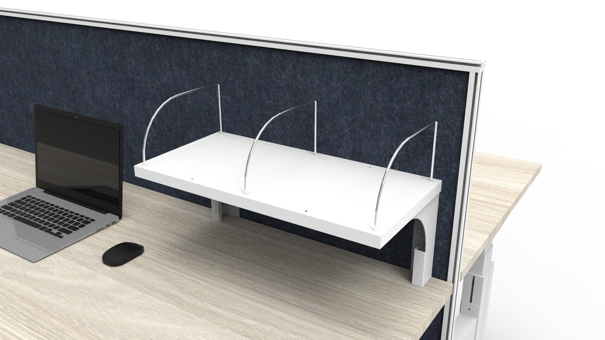 Accesssories 2025 - Desk Mounted Metal Shelf