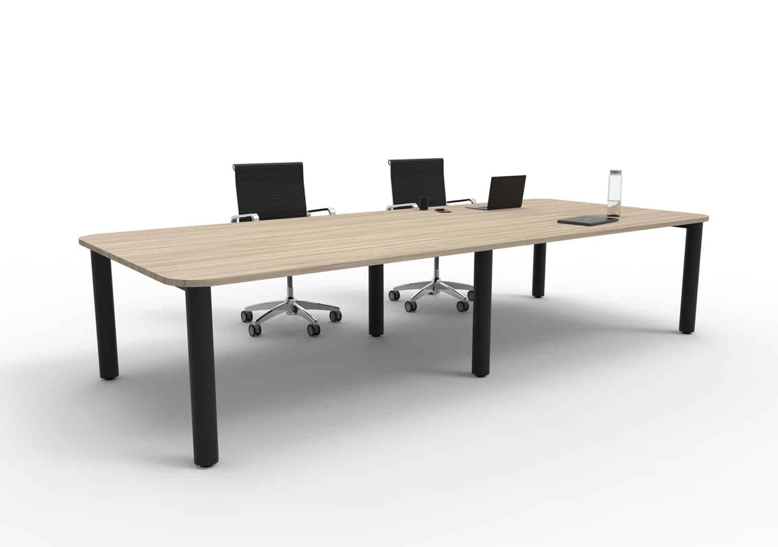 R90-6-Leg-Meeting-Table-Black